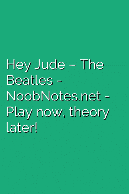 Hey Jude – The Beatles