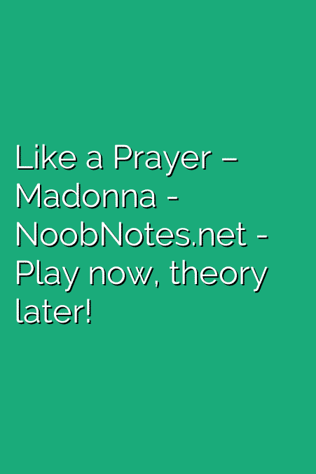 Like a Prayer – Madonna