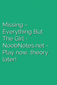 Missing – Everything But The Girl