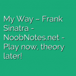 My Way – Frank Sinatra