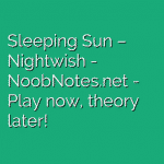 Sleeping Sun – Nightwish