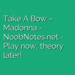 Take A Bow – Madonna