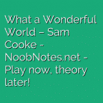 What a Wonderful World – Sam Cooke