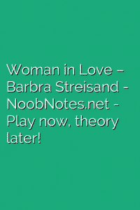 Woman in Love – Barbra Streisand