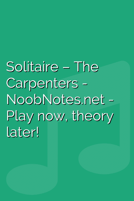 Solitaire – The Carpenters