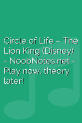 Circle of Life – The Lion King (Disney)