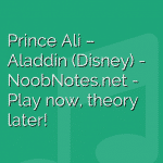 Prince Ali – Aladdin (Disney)