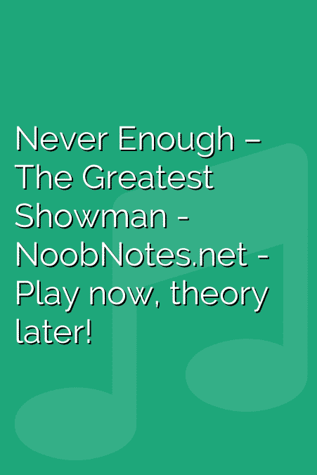 Never Enough – The Greatest Showman