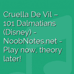 Cruella De Vil – 101 Dalmatians (Disney)