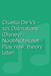 Cruella De Vil – 101 Dalmatians (Disney)