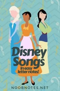 Free Free 207 Easy Disney Piano Songs Free Sheet Music With Letters SVG PNG EPS DXF File