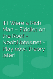 If I Were a Rich Man – Fiddler on the Roof