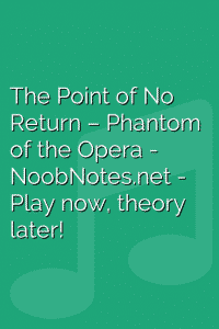 The Point of No Return – Phantom of the Opera