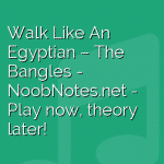 Walk Like An Egyptian – The Bangles