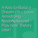 A Kiss to Build a Dream On – Louis Armstrong