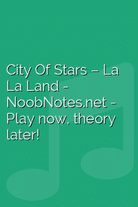 City Of Stars – La La Land