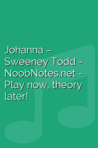 Johanna – Sweeney Todd