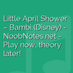 Little April Shower – Bambi (Disney)