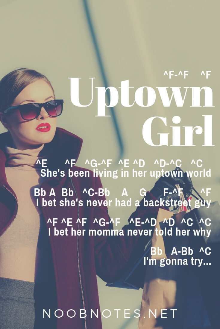 uptown girl billy joel piano