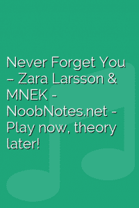 Never Forget You – Zara Larsson & MNEK