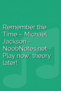 Remember the Time – Michael Jackson