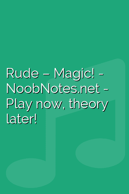 Rude – Magic!
