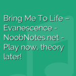 Bring Me To Life – Evanescence