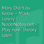 Mary Did You Know – Mark Lowry