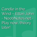 Candle in the Wind – Elton John
