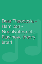 Dear Theodosia – Hamilton