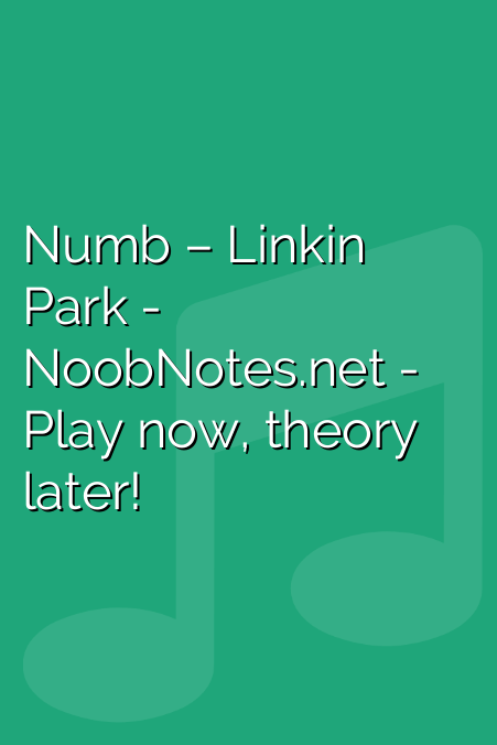 Numb – Linkin Park