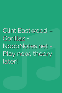 Clint Eastwood – Gorillaz
