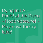 Dying In LA – Panic! at the Disco