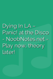 Dying In LA – Panic! at the Disco