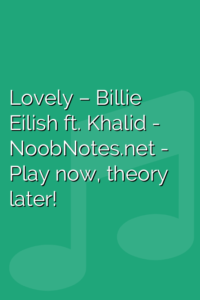 Billie Eilish & Khalid - Lovely, Releases