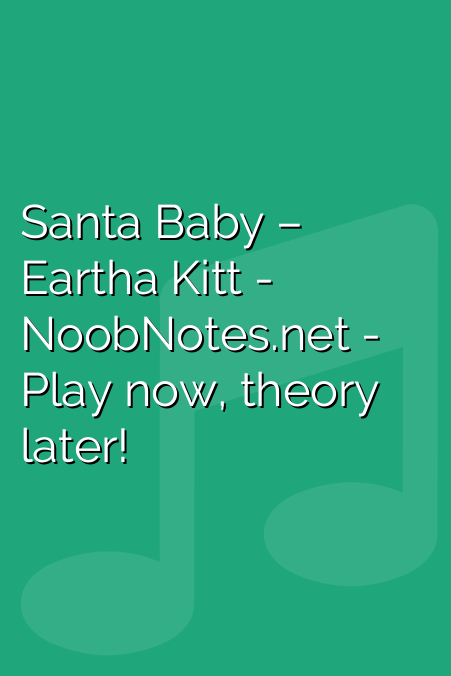 Santa Baby – Eartha Kitt