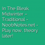 In The Bleak Midwinter - Traditional