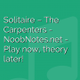 Solitaire - The Carpenters
