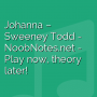 Johanna - Sweeney Todd