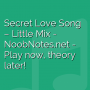Secret Love Song - Little Mix