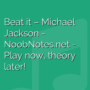 Beat it - Michael Jackson
