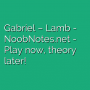 Gabriel - Lamb