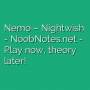 Nemo - Nightwish