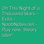 On This Night of a Thousand Stars - Evita